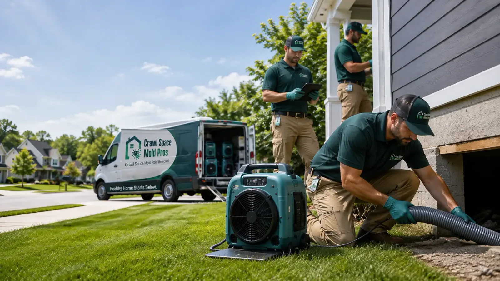 Crawl Space Mold Removal in Liberty Center, IA